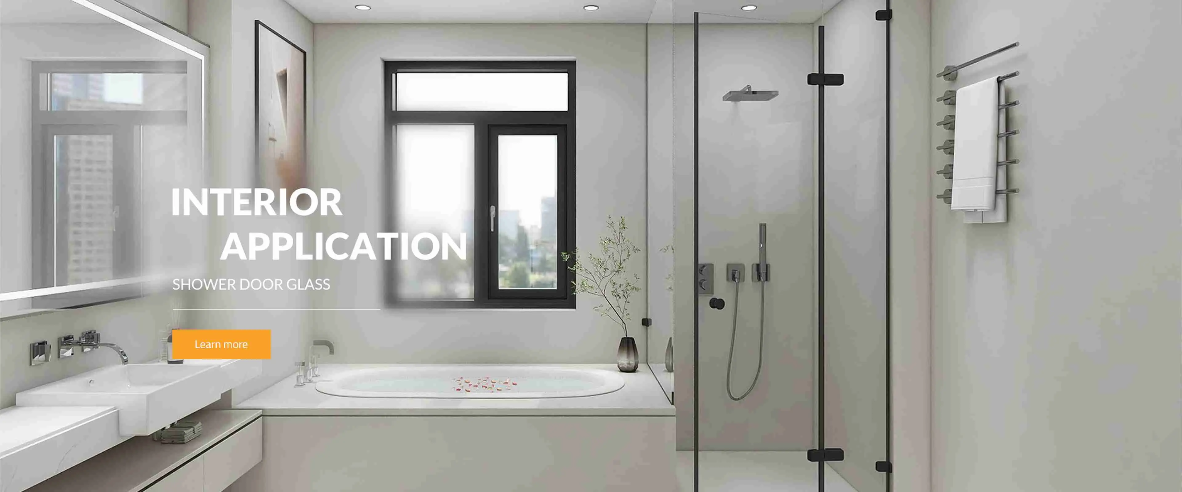 Interior Application-Shower Door Glass